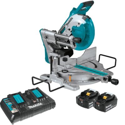 Makita XSL06PT 18V X2 LXT (36V) 10″ Dual-Bevel Sliding Compound Miter Saw