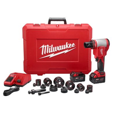 Milwaukee 2677-21 M18 FORCE LOGIC 6T Knockout Tool 1/2″ – 2″ Kit