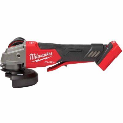 Milwaukee 2888-20 M18 FUEL™ 4-1/2″ / 5″ Variable Speed Braking Grinder, Paddle Switch No-Lock