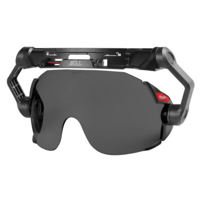 Milwaukee 48-73-1415 BOLT Eye Visor – Tinted Dual Coat Lens (Compatible with Milwaukee Safety Helmets & Hard Hats)