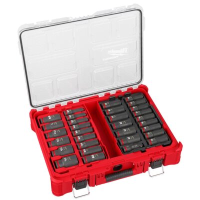 Milwaukee 49-66-6806 Shockwave Impact Duty Socket 1/2″ Drive 31-Piece Packout Set