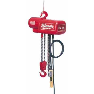 Milwaukee 9567 1 Ton Electric Chain Hoist – 15 ft.