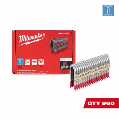 Milwaukee MPU2-960 2″ 9 Gauge Galvanized Staples