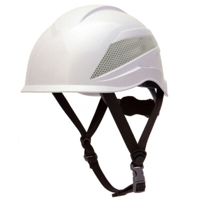 Pyramex HP76116 Ridgeline XR7 Hard Hat Helmet White Graphite Design