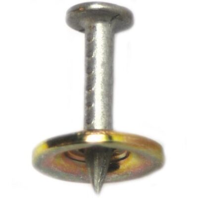 Ramset M034 3/4″ Plated Step Pin with Dome Washer, 200 Pins