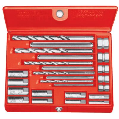 RIDGID 35585 No. 10 Screw Extractor Set, 1/4″ to 1/2″ Broken Screw Extractor