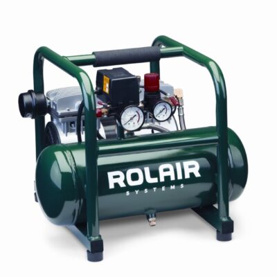 Rolair JC10PLUS 1 HP Oil-Less 2.5 Gal Compressor with Overload Protection and Quiet Operation