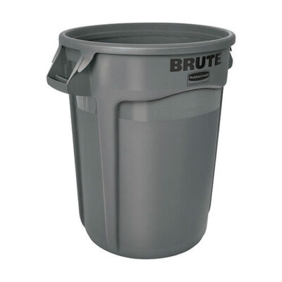 Rubbermaid FG263200GRAY BRUTE Container/Trash Can without Lid (2632)