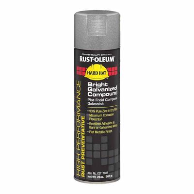 Rust-Oleum V2117838 Aerosol Bright Galvanizing Compound Gloss 20 oz. Spray