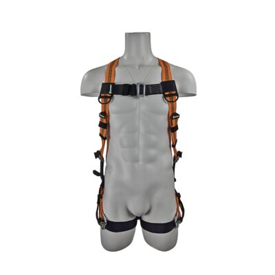 Safewaze FS99185-E V-Line Full Body Harness: Universal, 1D, Mb Chest, Tb Legs