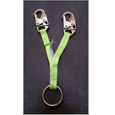 Safewaze PC-070-W 18″ Web Positioning Lanyard With Snap Hook & O-Ring