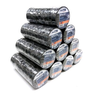 Shurtape 200782 EV 057B UL Listed Electrical Tape, Black, 3/4in x 66ft, Case of 100