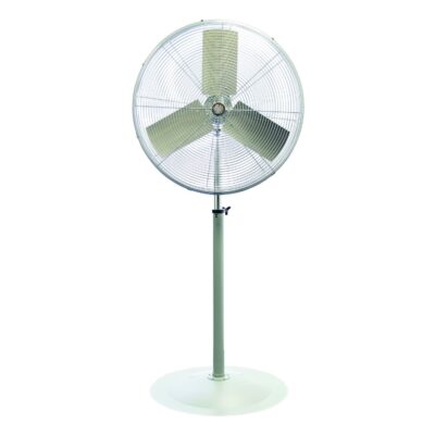 TPI ACU30P 30″ Pedestal Fan, 2 SPD. 1/4HP CFM 4300 & 1100, ADJ 52″ TO 78″