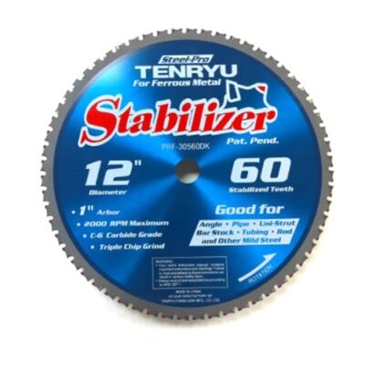 Tenryu PRF-30560DK 12″ 60T 1″ Arbor Ferrous Metal Cutting Saw Blade