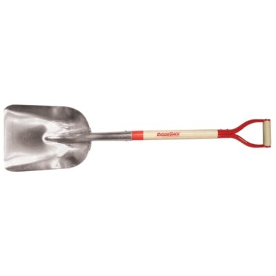 Union Tools 50154 #2 Eastern Pattern Aluminum Scoop with D-grip 11″W x 14-1/2″ Long Blade