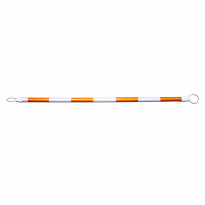 Vizcon 150610A-CBOW Cone Bar, Retractable, 5.5′ to 10.5′, Org/Wht Ref