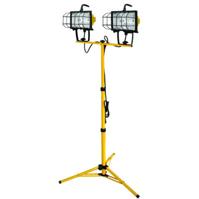 VOLTEC 08-00211 2-500 (1000) Watt Halogen Work Light With 6′ Stand