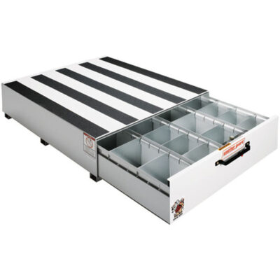 WeatherGuard 338-3 48″ x 40″ x 13″ PACK RAT White Steel Heavy Duty Drawer Unit