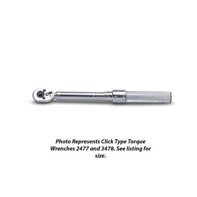 Wright Tool 2477 1/4″ Drive Click Torque Wrench Ratchet Handle 20-150 in