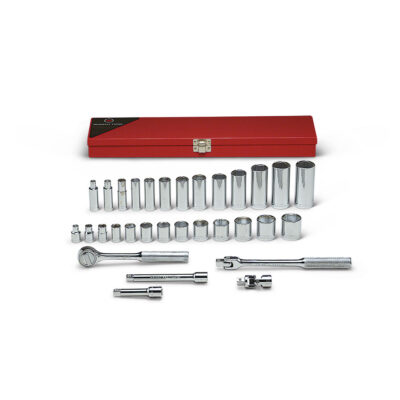 Wright Tool 339 3/8″ Drive 31 Piece Set, 6 Point