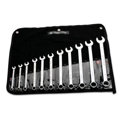 Wright Tool 711 Combination Wrench 11 Piece Set 12 Point Satin 3/8″- 1″