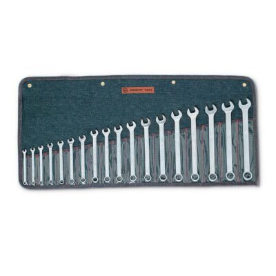 Wright Tool 758 Combination Wrench 18 Piece Set 12 Point 7mm – 24mm