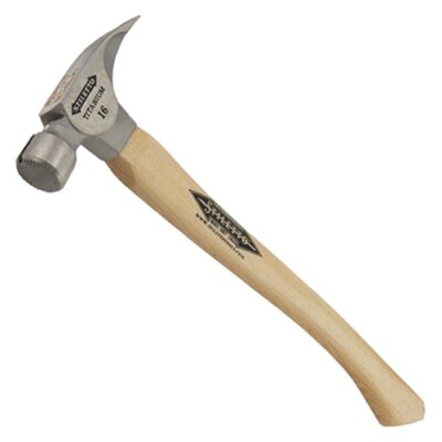 Stiletto TI16MC 16 oz. Titanium “MuscleHead” Framer Hammer (Milled Face-Curved Handle)