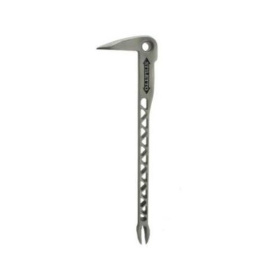 Stiletto TICLW-12 8 oz. 12″ Titanium Clawbar Nail Puller with Dimpler