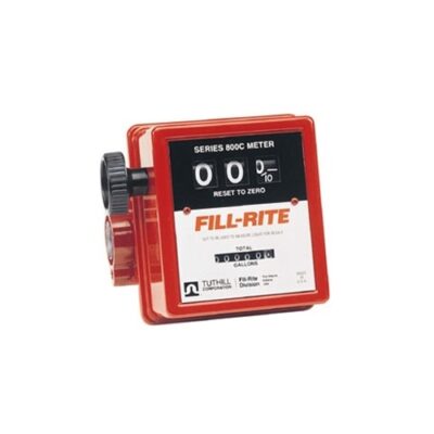 Fill-Rite 807CMK 5-20 GPM 3/4″ 3-Wheel Fuel Meter with Fittings