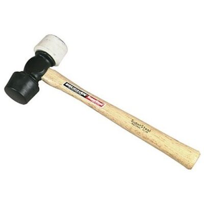 Vaughan RM24 24 oz Rubber Mallet with 14″ Flame-Treated Hickory Handle