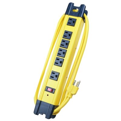 VOLTEC 11-00226 6-Outlet Metal Surge Strip